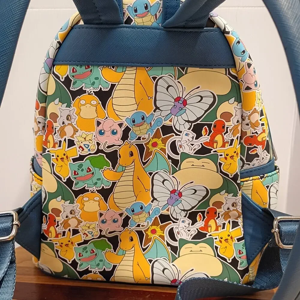 Loungefly Pokémon Sticker Collage Mini Backpack Pikachu Cubone Squirtle